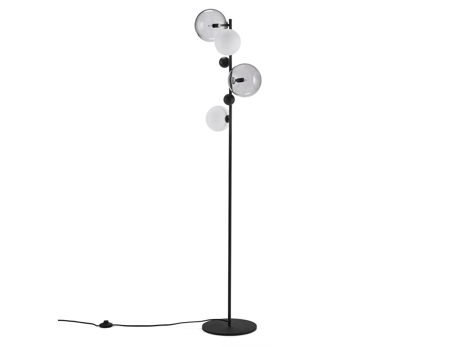 Светодиодная напольная лампа из стали и стекла AMPM Bullesco ARCH-00098411