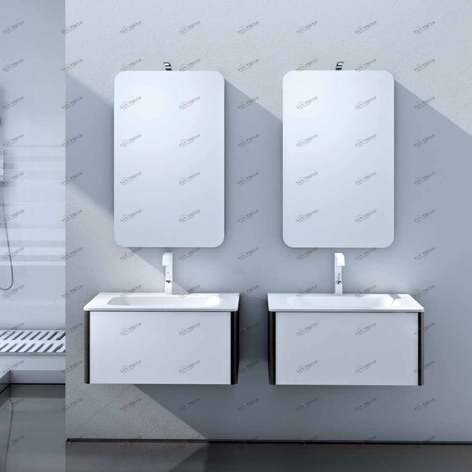 DRESS D-01 Комплект мебели L76, отделка шпон Wenge Grigio, Bianco lucido Mastella 38110