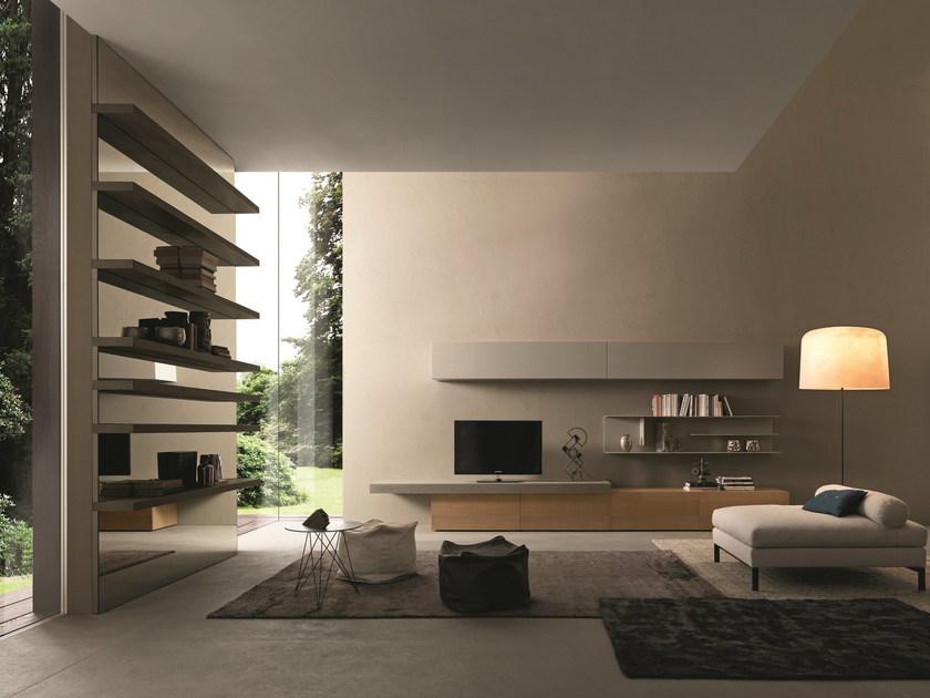 Presotto Модульный книжный шкаф с открытой стенкой I-modulart sun-id-1429698 - Вид №1