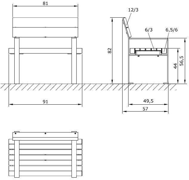 Euroform W Садовый стул из дерева sun-id-1386016 - Вид №5