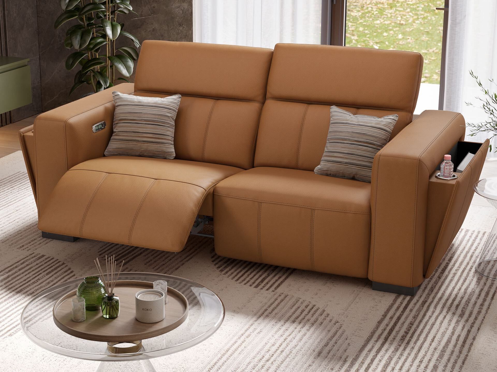 3-местный кожаный диван Sofanella Анкона ARCH-00120254 - Вид №8