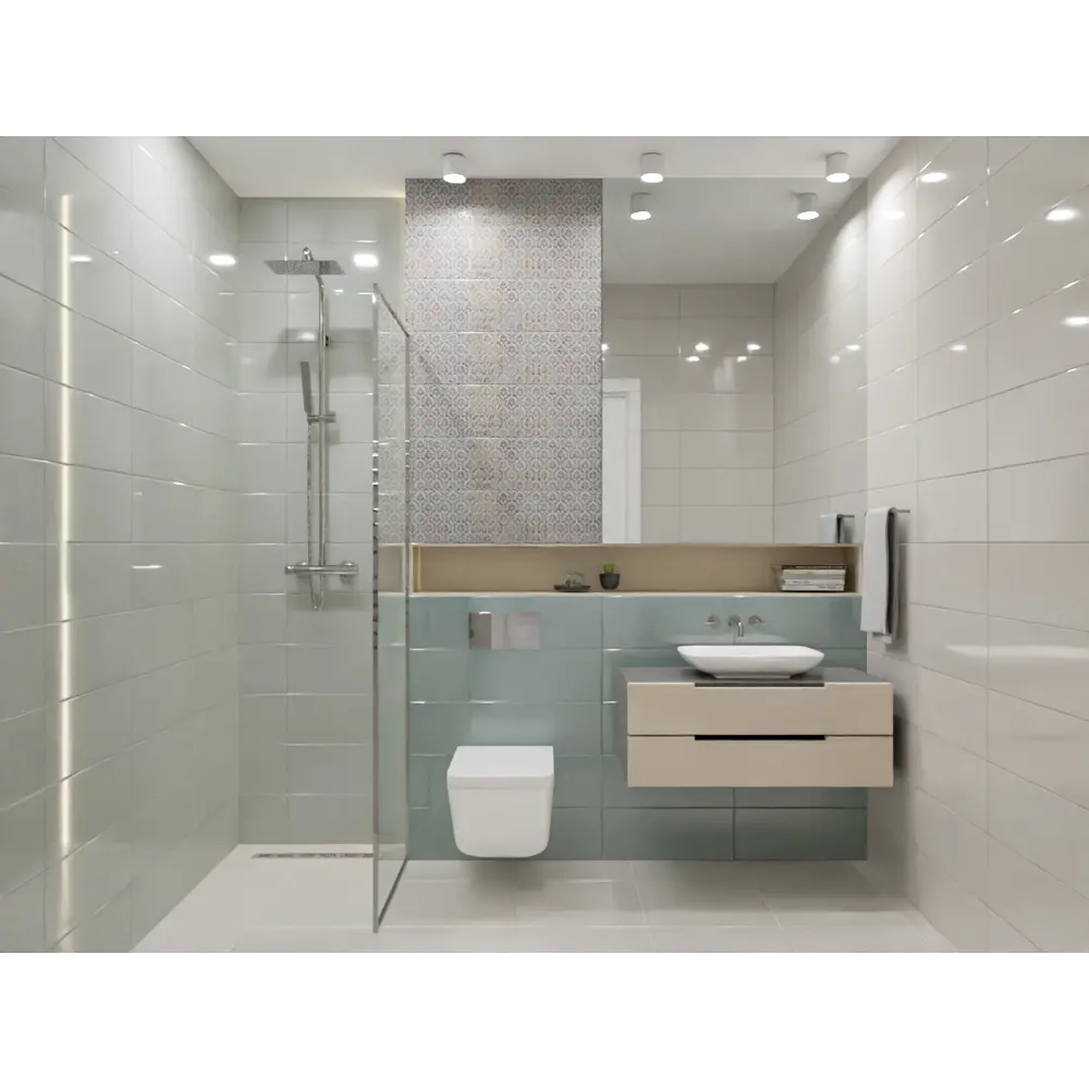 Плитка напольная Azori Brillo 42×42 см бежевая матовая 87972532 STLM-0947253 - Вид №5