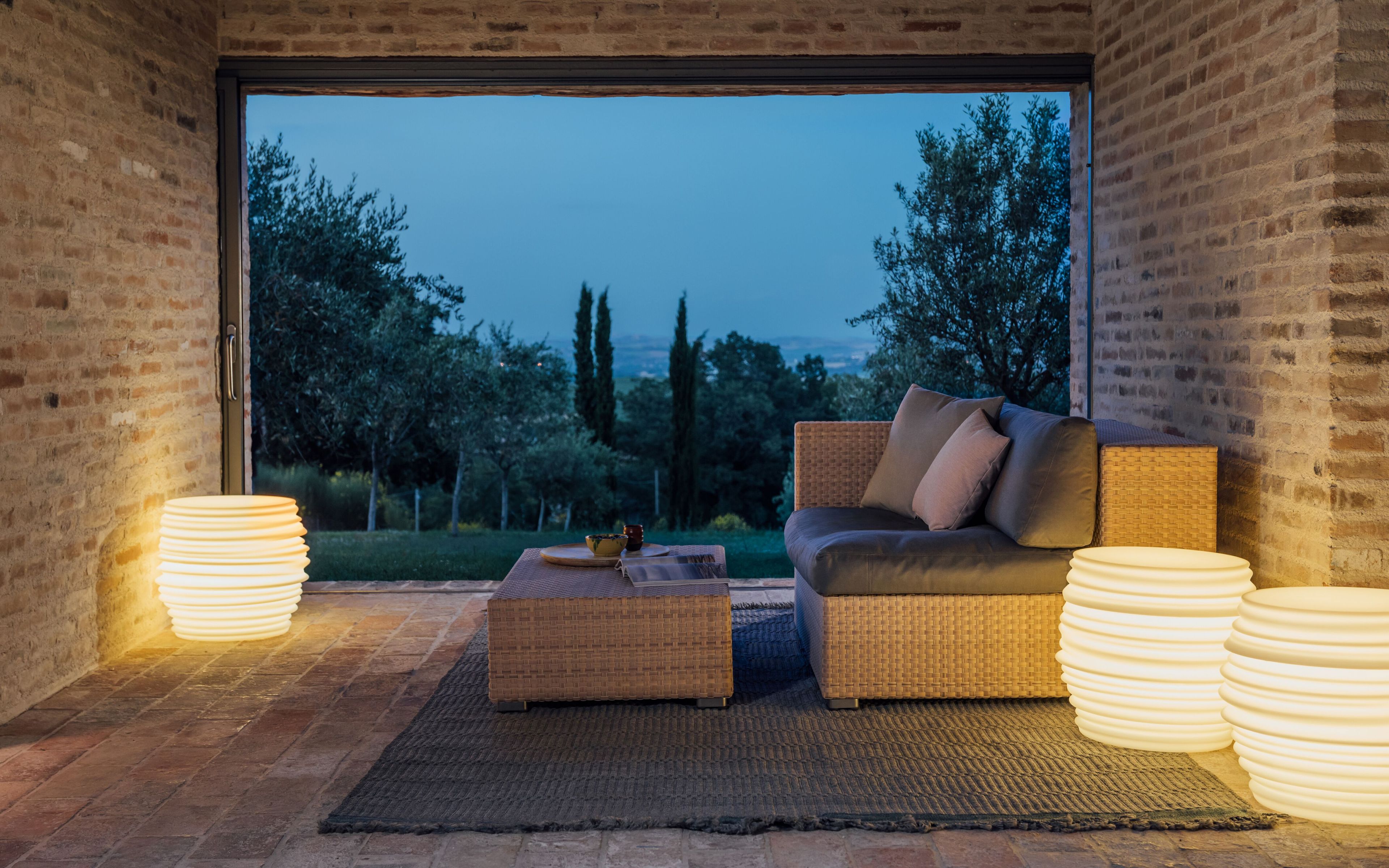 Модульный садовый диван из синтетического волокна DEDON гостиная ARCH-00062763 - Вид №5