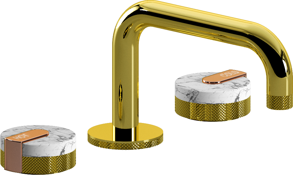 E-11510-R2MW-L1RG-PB Смеситель для умывальника на 3 отвертия GRAFF MOD+