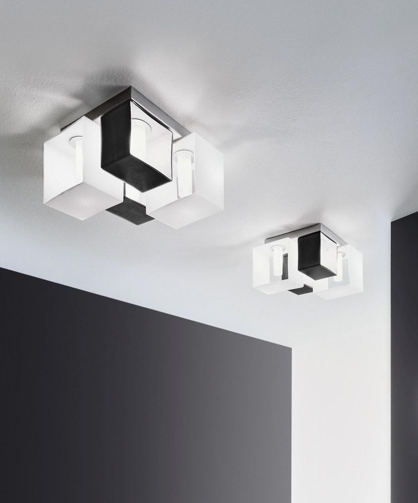 PANZERI Потолочный светильник из дутого стекла Domino sun-id-1501505 - Вид №1