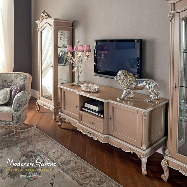 Modenese Gastone Низкая тумба под тв из массива дерева Casanova sun-id-1369260 - Вид №1