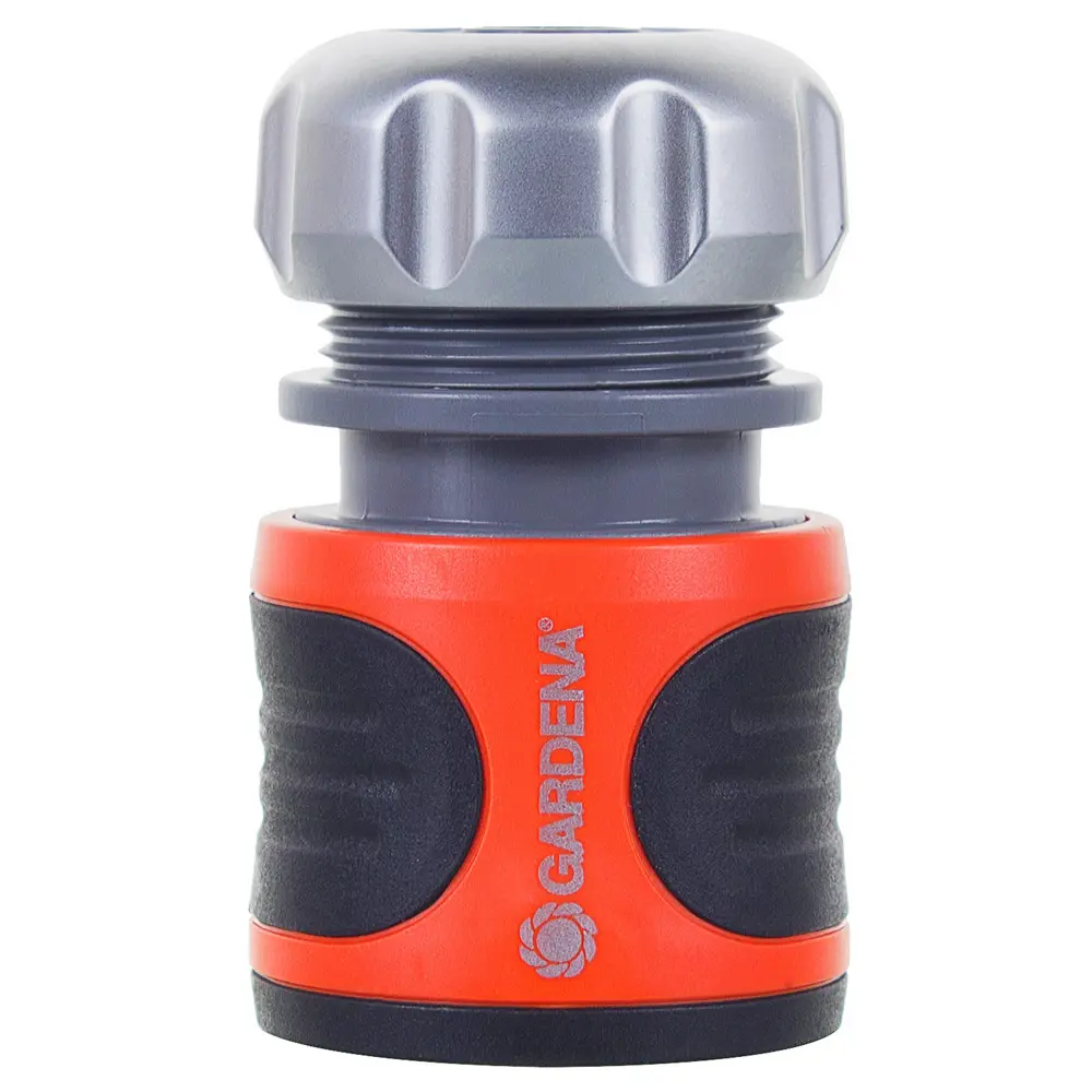 Коннектор для шланга быстросъёмный с автостопом Gardena Premium 1/2 дюйма STLM-2173549 - Вид №2