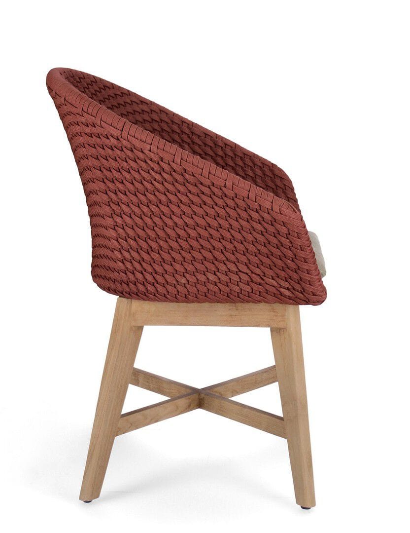 Веревочный садовый стул с подлокотниками BIZZOTTO Coachella ARCH-00122511 - Вид №10