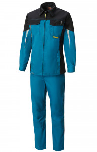 5027158 Костюм  женский аквамарин черный STATUS  Женская размер 56-58/158-164