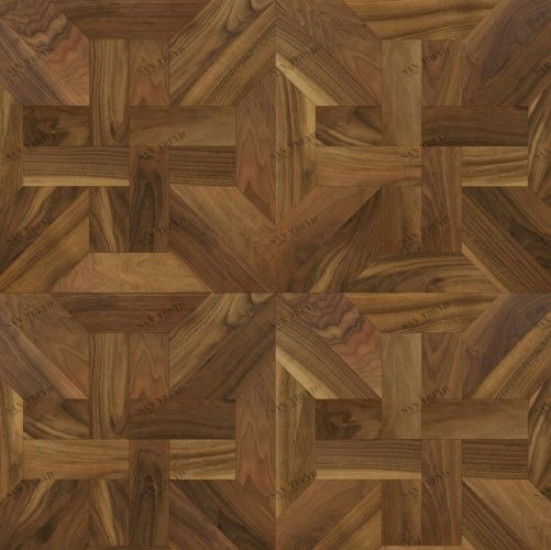 Модульный паркет Da Vinci Anetta Орех Европейский (Грецкий) Натур (Гладкая) 471х471 мм 2600600703