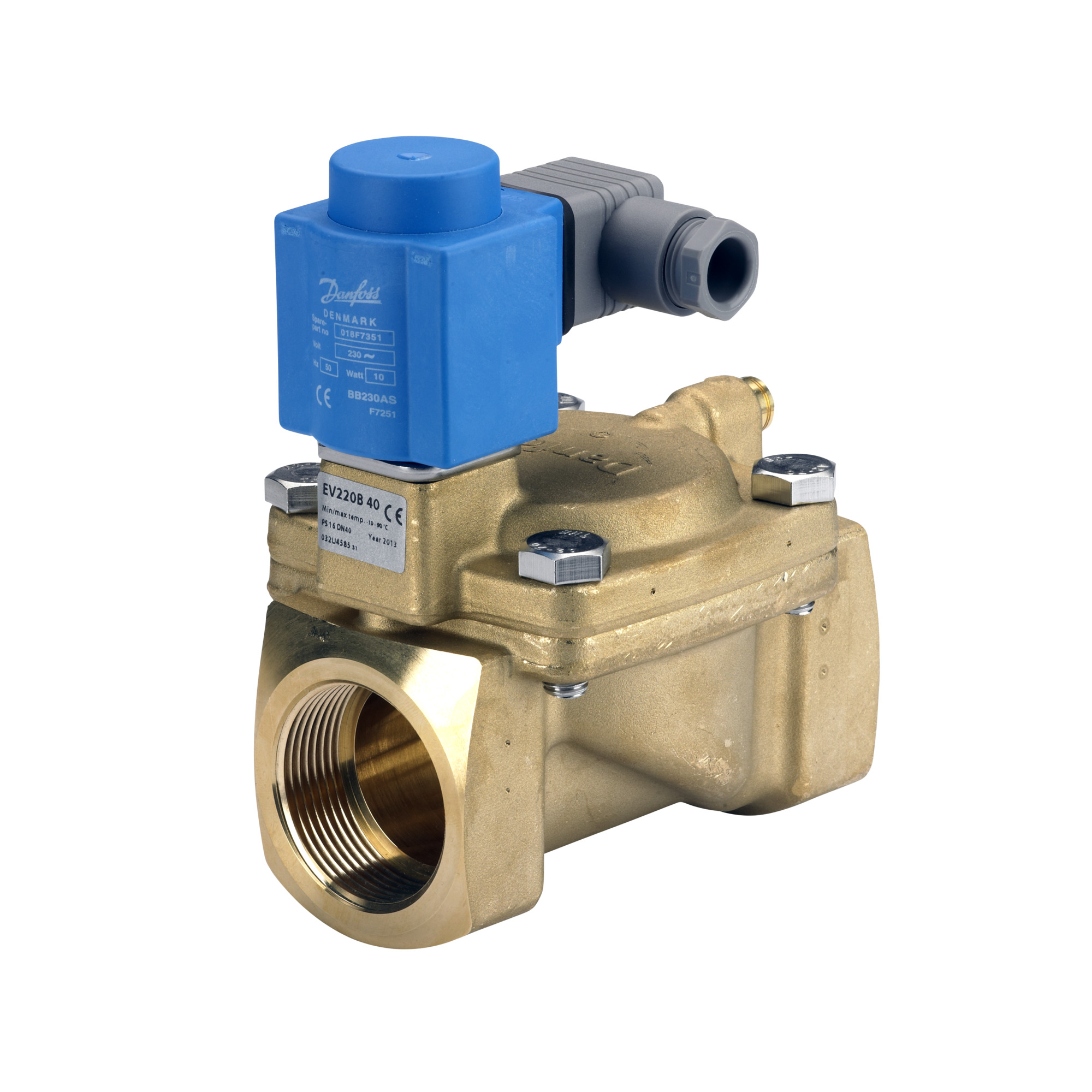 Danfoss EV220B — двухходовые электромагнитные клапаны для общей промышленности Клапан электромагнитный EV220B 032U1246  - Вид №45