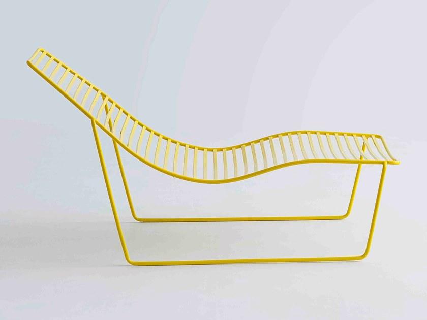 GABER Садовая кушетка из окрашенного металла с подлокотниками Link sun-id-1511187 - Вид №2