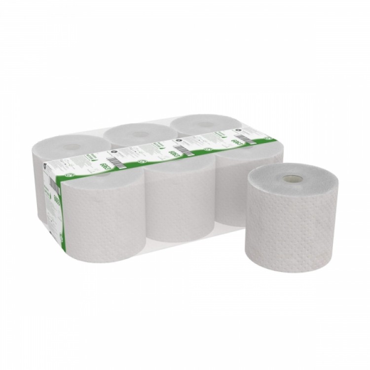 6063 Kimberly Clark Полотенца бумажные в рулоне Kimberly Clark Hostess 6063 1-слойные 6 рулонов по 190 метров 