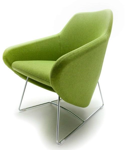 Segis Кресло на санках из ткани с подлокотниками  I144  - Вид №1