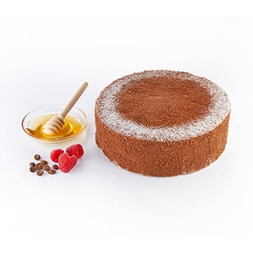 Торт Шоколадный Медовик с малиной CACAOJET 1,1 кг Santreyd 34291 - Вид №1