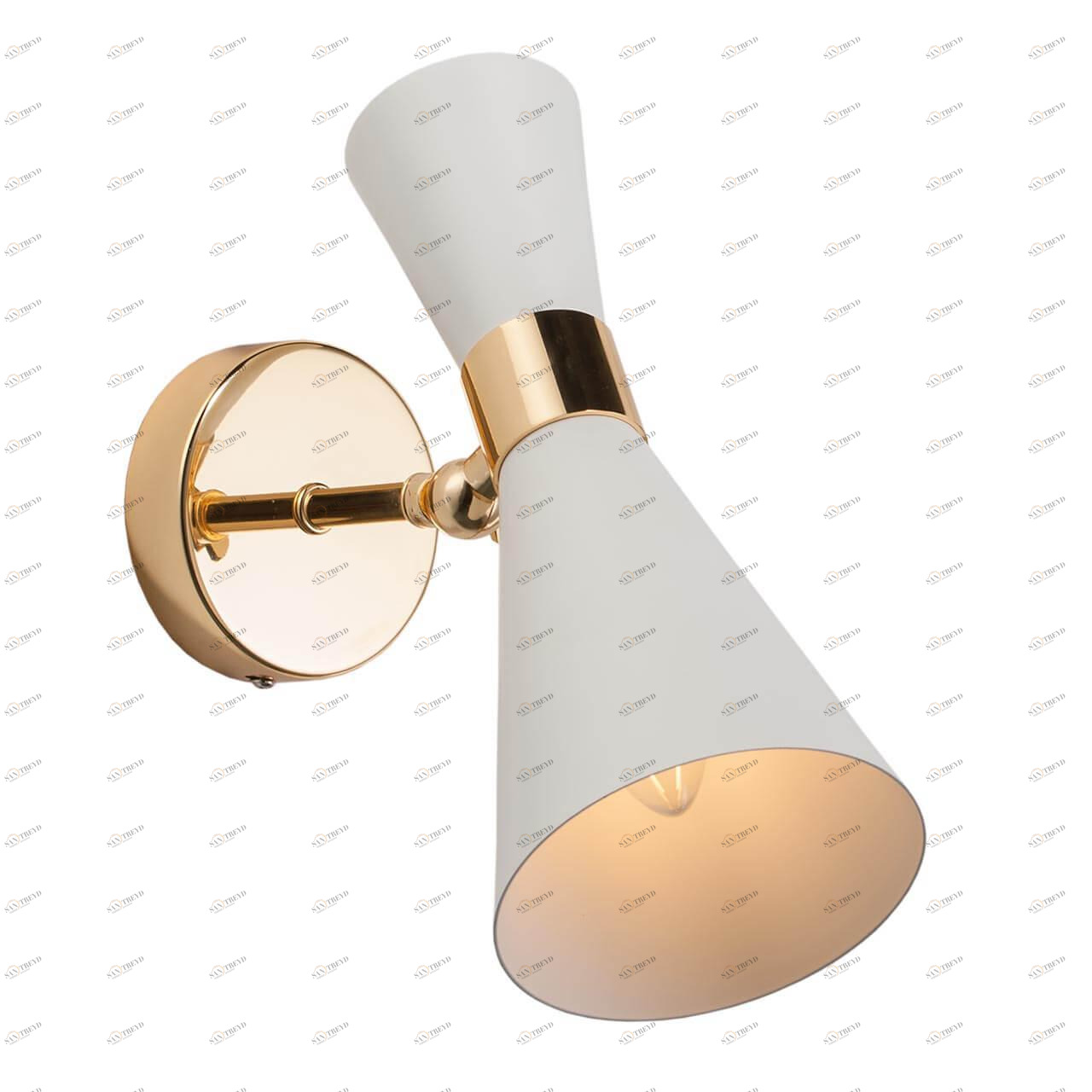 Спот настенный с металлическим плафоном белый Dumo 816616 LIGHTSTAR DUMO 00-3925897 Белый;золото 