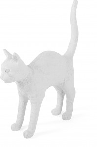 2000983183309 Настольный светильник jobby the cat white Seletti