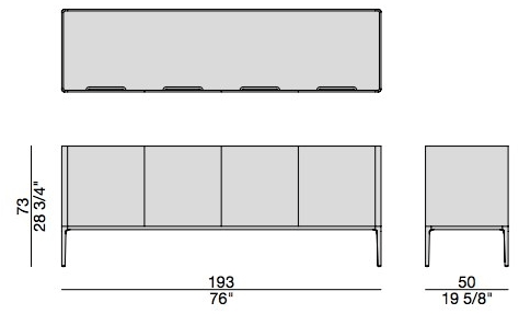 Porada Комод из ясеня с распашными дверцами Twenty sun-id-1401387 - Вид №2