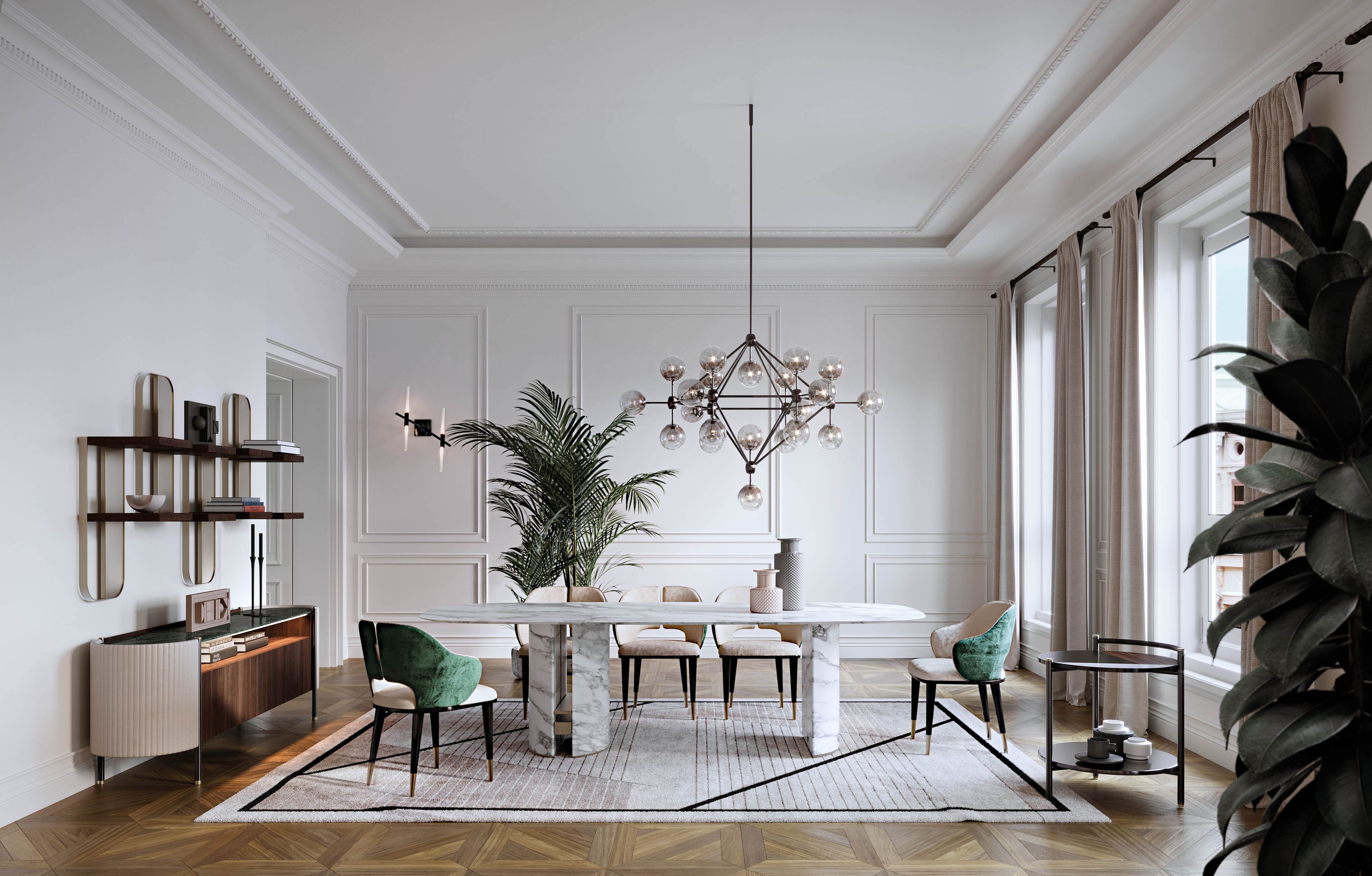 Деревянный журнальный столик для гостиной Capital Collection OLIVER ARCH-00116628 - Вид №1