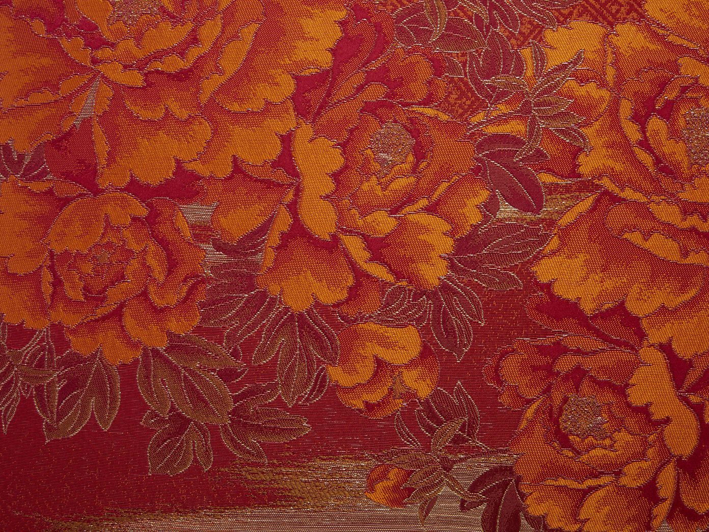 Прямоугольная подушка из ткани с цветочным рисунком K-3 Maiko ARCH-00069596 - Вид №2