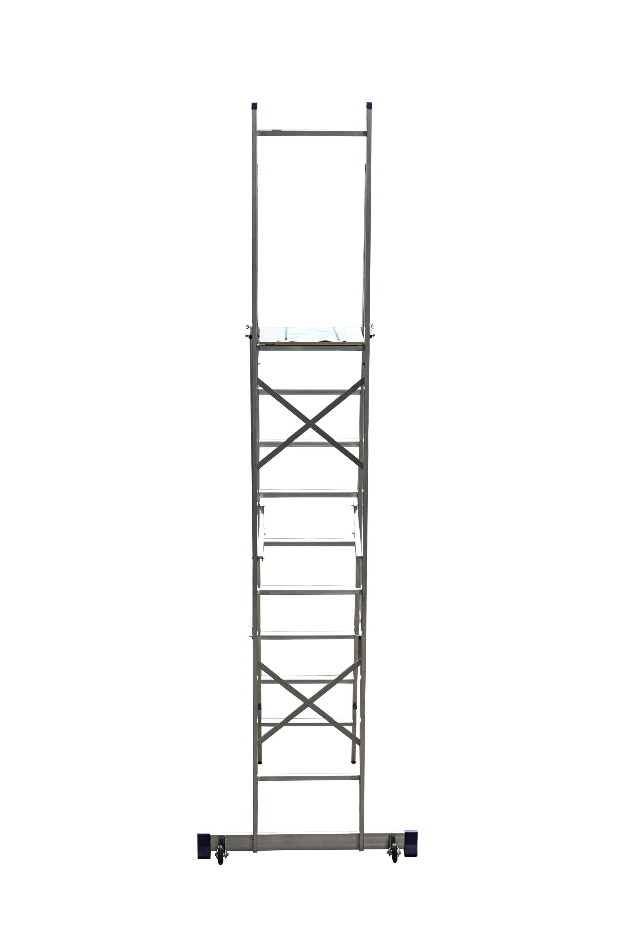 Стремянка -помост, профессиональная 9ст ALUMET APE 1409 - Вид №5