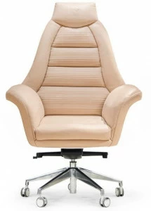 Tonino Lamborghini Casa Поворотное кожаное кресло Executive на колесиках Salamanca