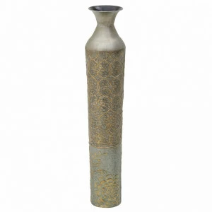 Ваза напольная металлическая золотая 71 см TO4ROOMS - 00-3839775 Золото