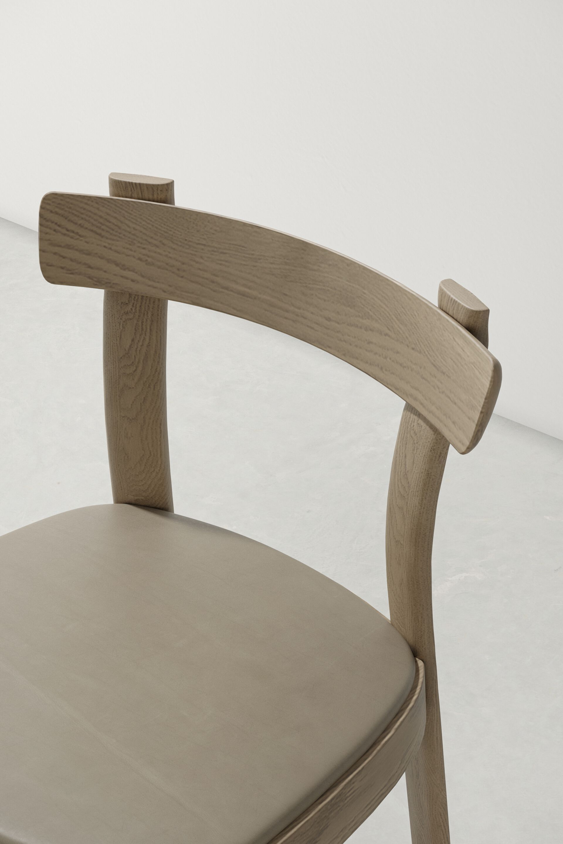 Дубовый стул с открытой спинкой District Eight узел ARCH-00149768 - Вид №1