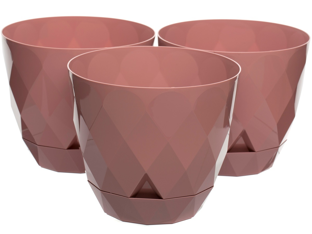 Горшок для цветов Rico 4.8L Pink NAVAKO 16030 - Вид №3