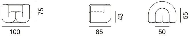 de Sede Кресло из ткани с подлокотниками Ds-707 sun-id-1421267 - Вид №5