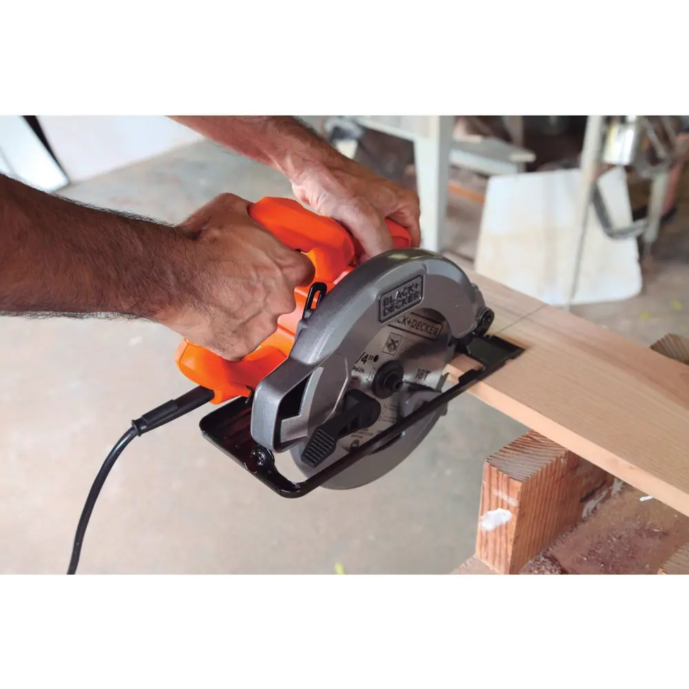 Пила циркулярная сетевая Black&Decker CS1004, 1400 Вт, 190 мм BLACK + DECKER STLM-2085822 - Вид №10