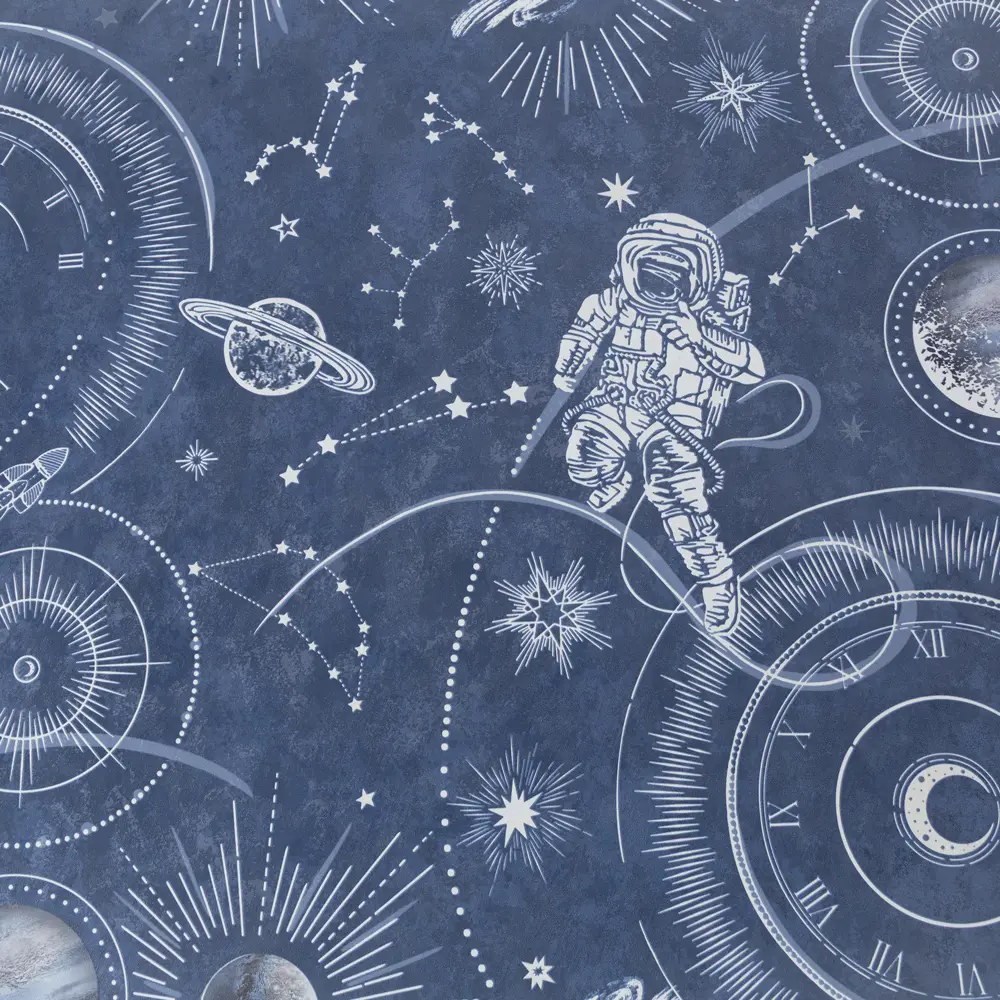 Обои флизелиновые Palitra Home Cosmo синие 1.06 м HC72576-66 STLM-2103354 - Вид №1