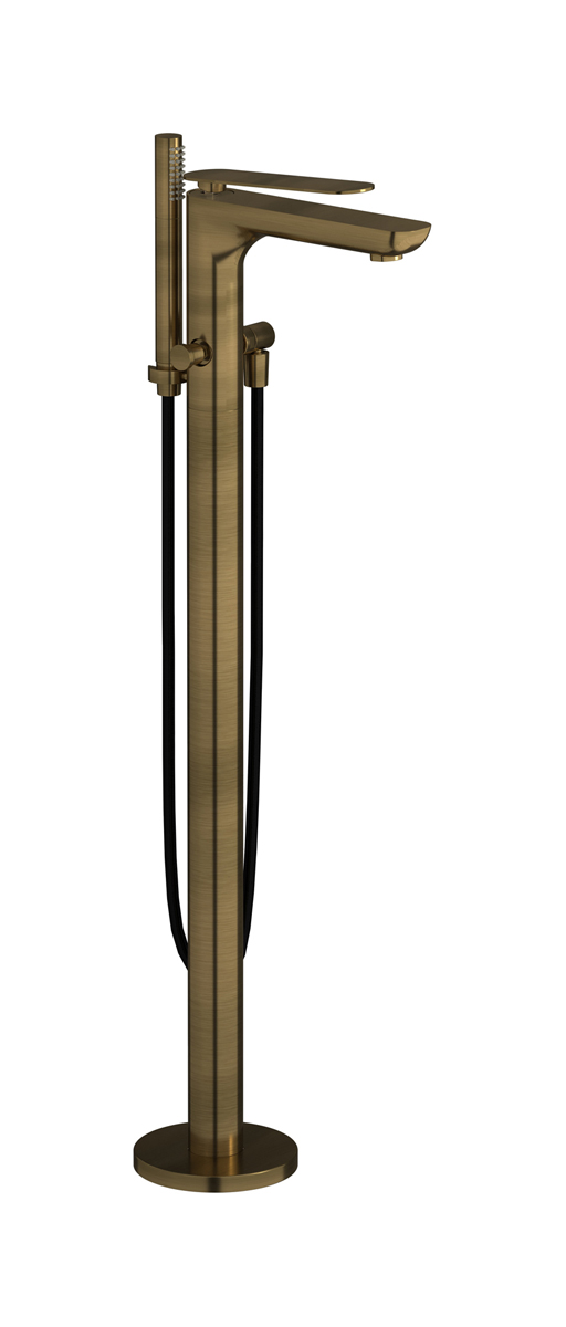 Напольный смесиель для ванны с встроенным душем. WE ARE IB k2399mb Modern Bronze K2