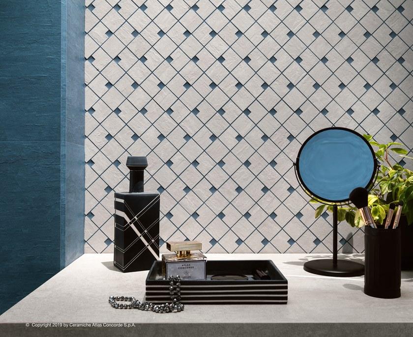 Atlas Concorde Белая плитка для стен с эффектом бетона Raw sun-id-1483334 - Вид №46