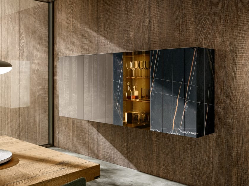 Стеклянный подвесной шкаф Lago N. O. W ARCH-00027598