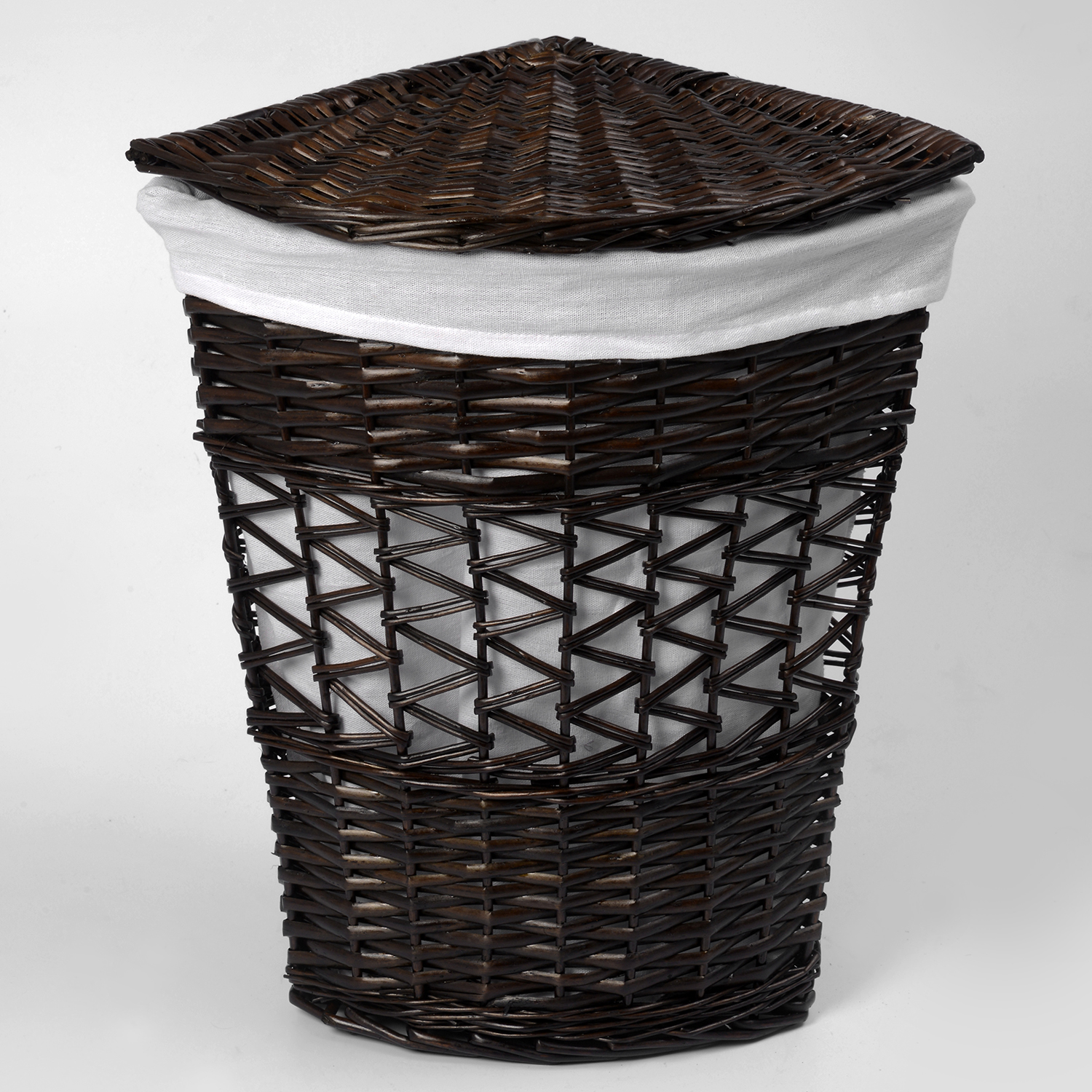 WB-270-L Salm Плетеная корзина для белья с крышкой WasserKRAFT 