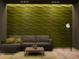 Трехмерное гипсовое покрытие