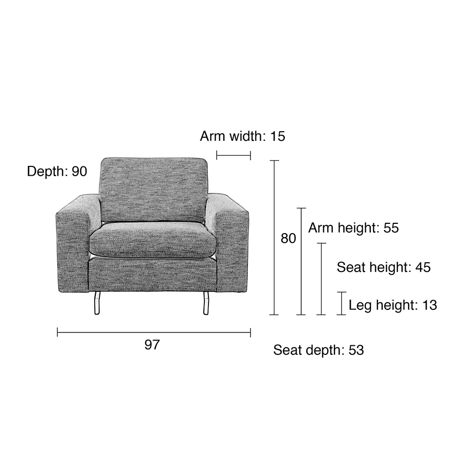 Кресло Jean, светло-коричневое Zuiver 3200127 - Вид №9