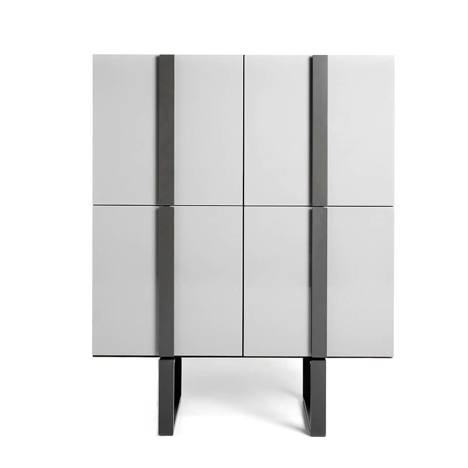 077674 Лакированный буфет серый RAL7037 Angel Cerda CP1706  - Вид №2