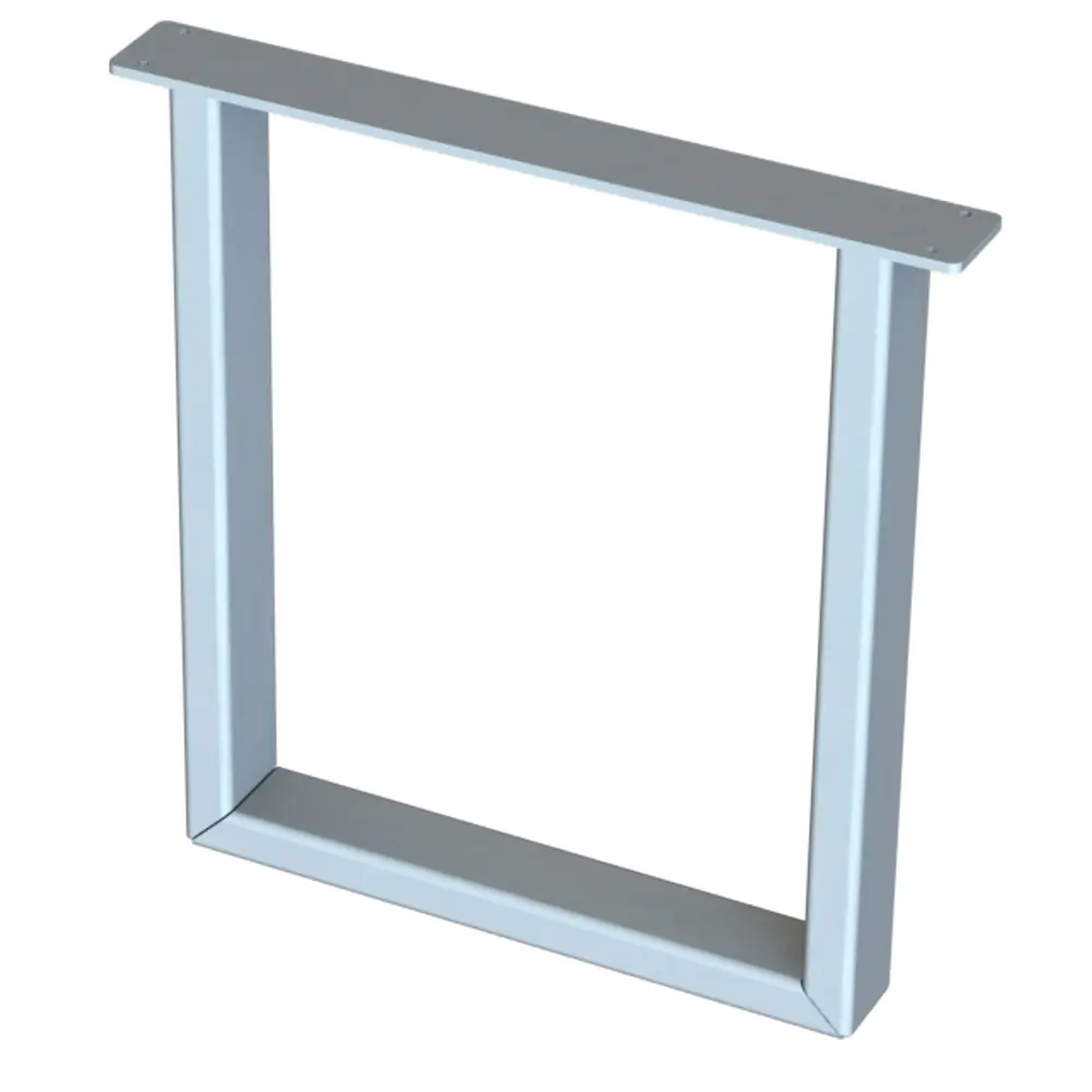 Подстолье для журнального столика Лофт 40 см металл цвет белый METALLCART STLM-2119618