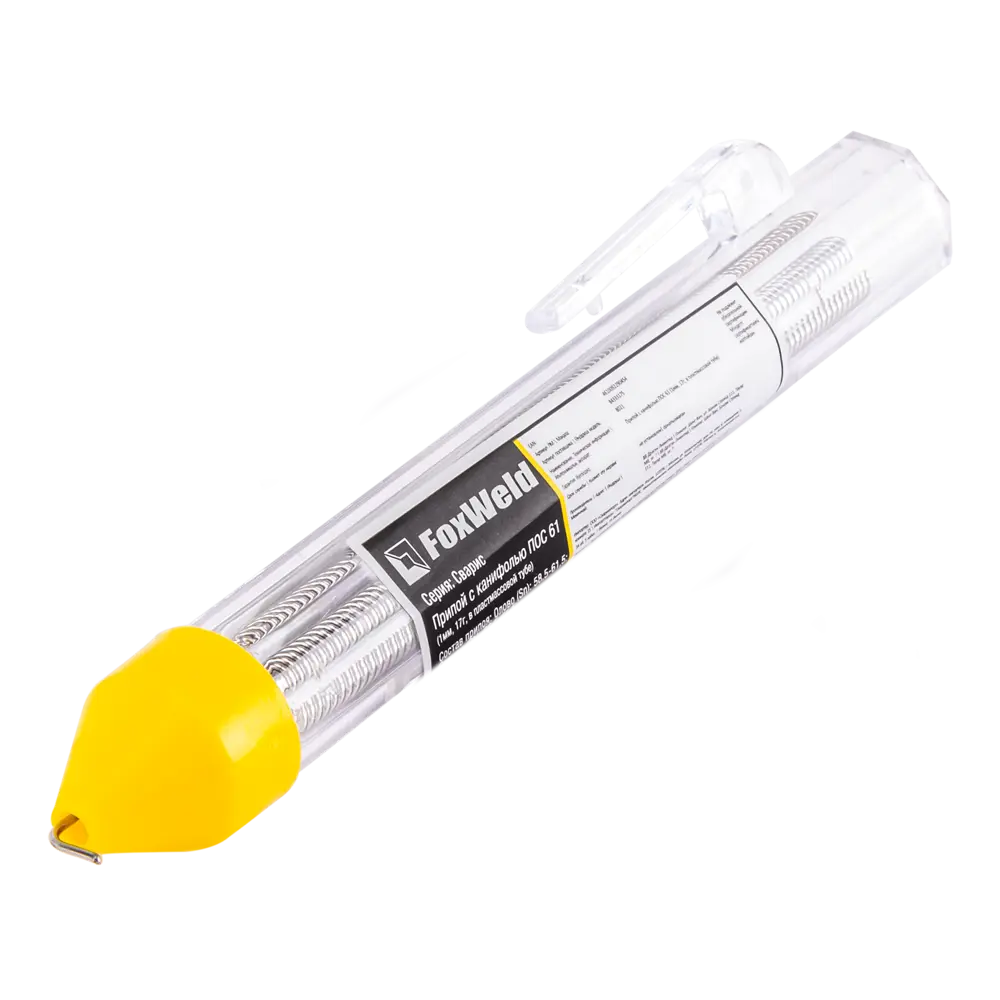 Припой Сварис ПОС-61 с канифолью для электроники, 1 мм, 17 г 84333175 STLM-0048473