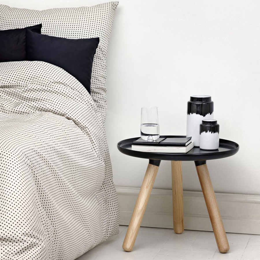 Стол Tablo маленький 42 x D50 cm, черный Normann Copenhagen 602110 - Вид №1