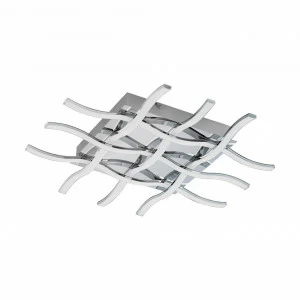 Потолочный светодиодный светильник Eglo Lasana 1 95569 EGLO LASANA 073943 Белый;серебро