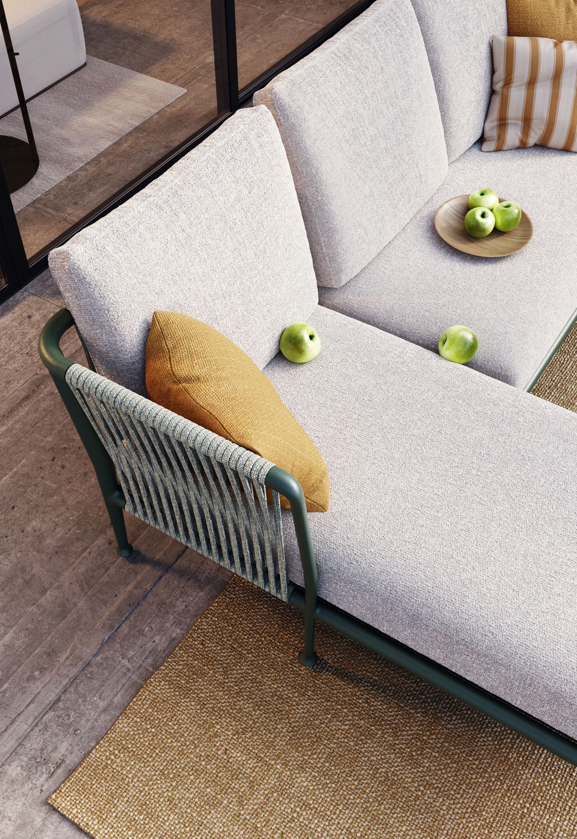 Садовое кресло с подлокотниками Unopiù Treble ARCH-00074536 - Вид №5