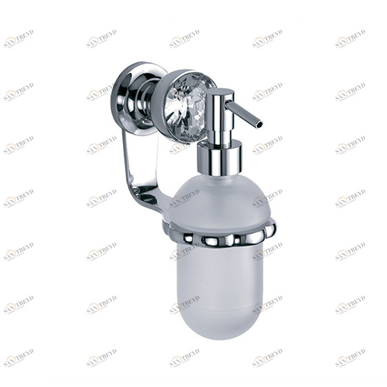 Дозатор для жидкого мыла с настенным держателем JOERGER Palazzo Crystal 605.00.006.000