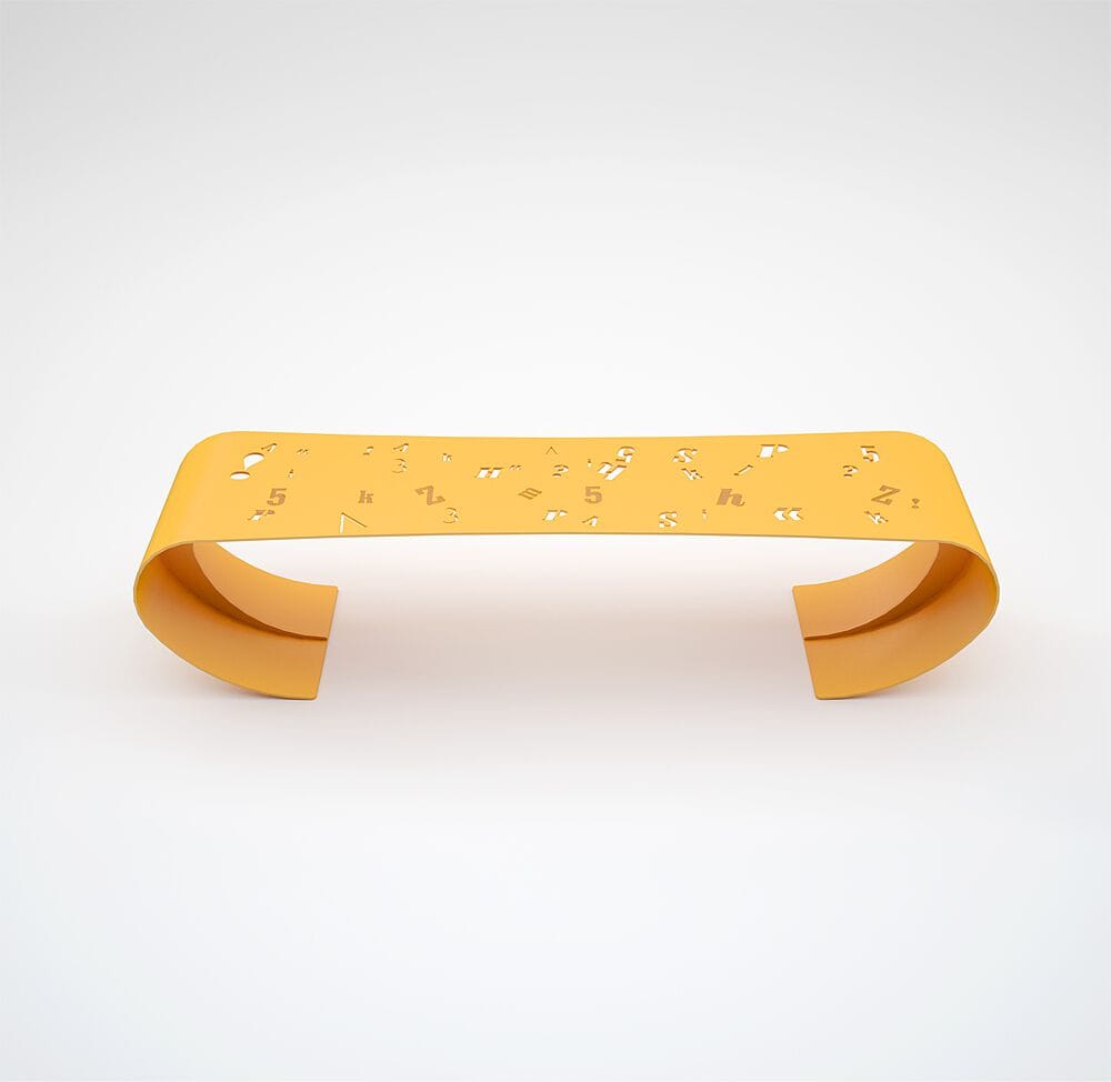 Стальная скамья без спинки CITYSì Alfa ARCH-00006637 - Вид №4