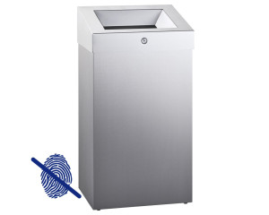 KSM172 Открытый контейнер для мусора STELLA Anti-FingerPrint, 47 л, матовая сталь с покрытием AFP Merida