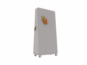 Звукопоглощающая ткань мобильный офис перегородка