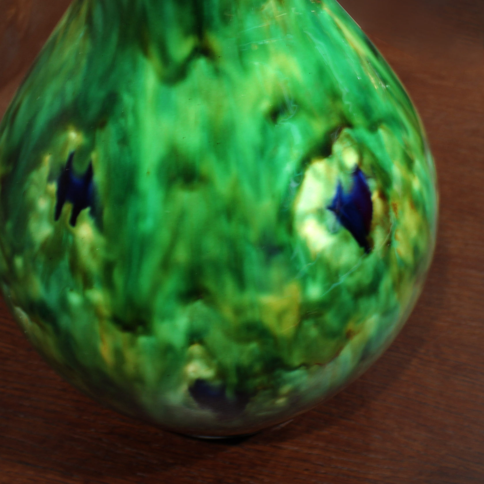 Ваза с росписью «Павлин» PROVANSFAIENCE sun-id-994723 - Вид №1