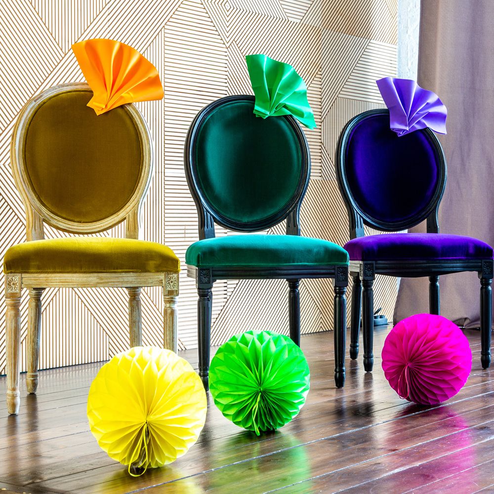 3113020 Стул «Луи / Медовая горчица» (бархат, миндаль) Object Desire  - Вид №3